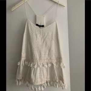 NWT SugarLips white top - size M